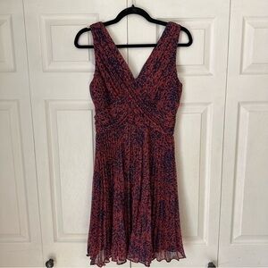 Whistles Blue & Blue Mini Summer Cocktail Dress 2